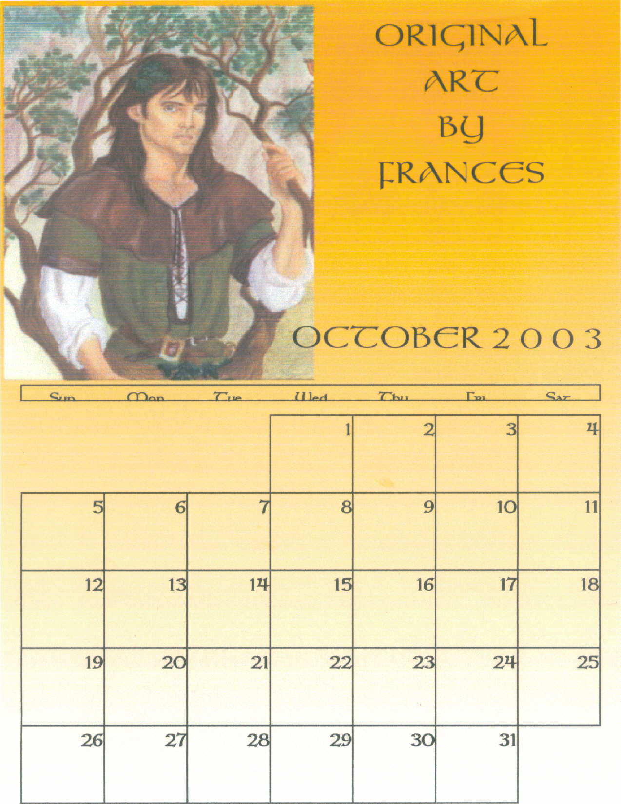 Michael Praed Chest Hair Moments - 2003 Calendars