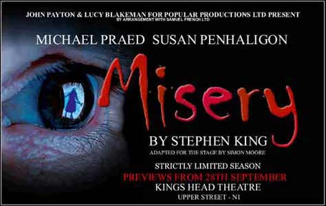 'Misery' © Popular Productions Limited 2005 / Photo New Vic Theatre, Newcastle-under-Lyme, Staffordshire